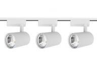 3x LED Track Lamp Bodový reflektor 20W 3000K 1m