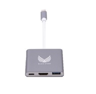 ADAPTÉR ADAPTÉR 3V1 HUB USB-C HDMI 4K MACBOOK