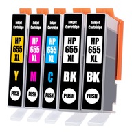 5x ATRAMENT PRE HP 655 DESKJET ADVANTAGE 3525 4615 5525