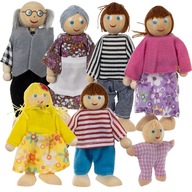 Sada bábik pre domček Small Dolls Dolls x7