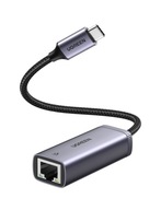 UGREEN CM483 sieťový adaptér USB-C na RJ45 (sivý)