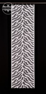 Panel obrazovky zebra 230x60cm biely