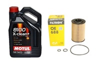 Olejový filter OE688 + olej MOTUL 5W30 X-clean+