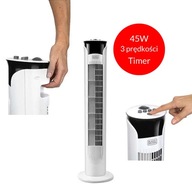 Tichý veľký stĺpový ventilátor BLACK DECKER