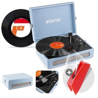 Gramofón v puzdre Fenton, BT vstup/výstup USB+Vinyl+náhradná ihla Zdarma