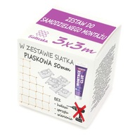 SET BALKÓNOVÁ SIEŤ MAČKA BEZ VŔTANIA 3X3