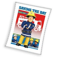 Deka z mikrovlákna 130x170 Fireman Sam, farebná