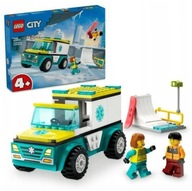 Lego CITY 60403 Sanitka a snowboardista