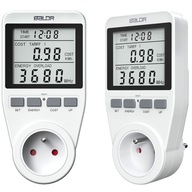 Jednofázový wattmeter Berdsen BD-990 biely BALDR