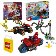 LEGO Marvel 76275 Spider-Man vs. Motocykel Chase Doc Ock + LEGO 10792