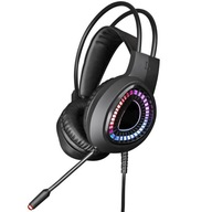 GAMING RGB káblové slúchadlá, USB 7.1 mikrofón