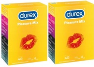 DUREX Pleasure MIX kondómy 80 ks SET