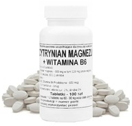 CITRÁT MAGNÉZIA 800 mg + B6 600 mcg 100 ks Podkova