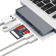 Adaptér 7v1 HUB USB-C HDMI 4K SD Macbook Pro / Air