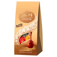 Pralinky Lindt Lindor v mliečnej bielej a horkej