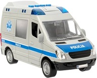 POLICAJNÉ POLICAJNÉ AUTO POLICAJNÉ AUTO SVETLÁ AUTA ZVUKY JAZDA VAN poľský nápis