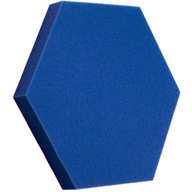 Modrá akustická zvukotesná pena Hexagon