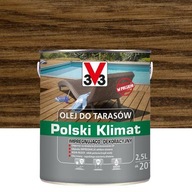 V33 POLISH CLIMATE terasový olej 2,5L ROSEANDER