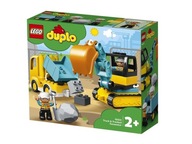 LEGO Duplo nákladné auto a pásové rýpadlo 10931