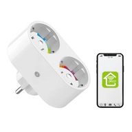 Programátor Dual Smart Socket Wifi 3500w Tuya Timer App