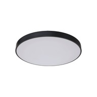 Stropné svietidlo LED 60W, okrúhle, čierne, 60 cm