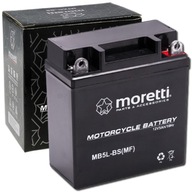 MORETTI MB5L-BS 5 Ah YB5L-BS gélová motobatéria