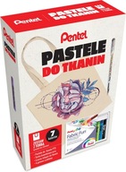 LÁTKOVÉ pastely Pentel + SET vrecúška a pera