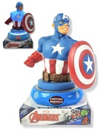 Figúrka nočnej lampy 3D Captain America Avengers