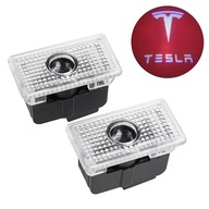 2 Tesla LED uvítacie svetlá - červené