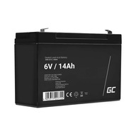 AGM BATÉRIA 6V 14Ah MOTOR SKÚTER FV UPS MONITOROVANIE ALARM HRAČKY