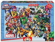 Puzzle 1000 Marvel superhrdinov a darebákov