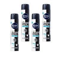 Nivea MEN Antiperspirant Black&White Invisible Fresh 4 x 200 ml