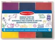 Umývateľné atramenty na pečiatky Melissa & Doug 6 farieb 11637