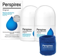 2x PERSPIREX Original ANTIPERSPIRANT roll-on DERMO deodorant 20ml