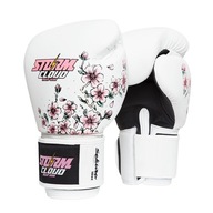 Rukavice StormCloud Blizzard Sakura Muay Thai White 10 oz