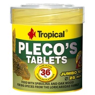 Pleco's Tablets krmivo pre ryby vo forme potápavých tabliet ⌀25mm 50ml