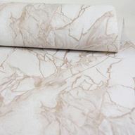 Béžová tapeta MARBLE STONE s trblietkami Netkaná textília