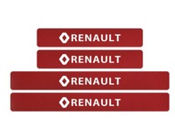 Renault - Červené ochranné nálepky na prahy dverí