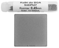 UNIVERZÁLNE SITKO BGA 0,45 mm 0,8 mm + REBALOVACIE GULIČKY