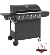 EL FUEGO COLUMBUS PLYNOVÝ GRIL 6+1 PEVNÝ 21kW!!