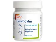 DOLVIT CALM 30 TABLETS znižuje stres a upokojuje psov a mačky