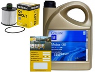 OPEL GM OIL 5W30 DEXOS2 5L + FILTER OE 682/1 + ZADARMO