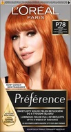 Loreal Preference permanentná farba na vlasy P78 Ibiza Very Intensive Copper