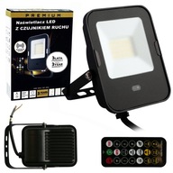 LED FLOODLIGHT 20W 1600lm 6500K s pohybovým senzorom