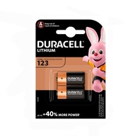 DURACELL CR 123 3V BATÉRIA 2 KS BAL