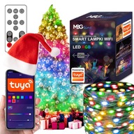 Vianočné LED WIFI osvetlenie vianočného stromčeka SMART TUYA páska 20m 200ks MULTICOLOR