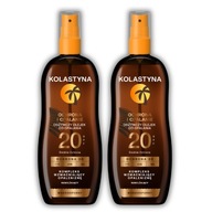 2X HYDRATAČNÝ OLEJ NA OPAĽOVANIE SPF20 150ML KOLASTYNA 3D OCHRANA S VITAMÍNMI. E