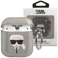 KARL LAGERFELD KRYT POUZDRA S LOGOM NA AIRPOD ČIERNA