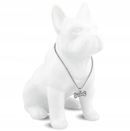 Figúrka prasiatka BULLDOG DOG WHITE 17,5x15