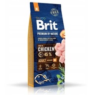 BRIT Premium By Nature ADULT M MEDIUM krmivo 15kg